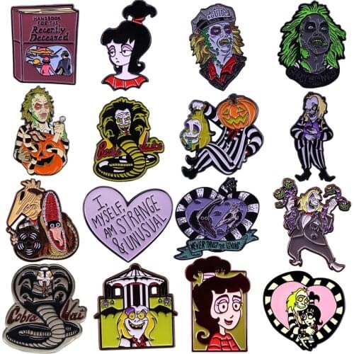 Homegaga Horror Movies Zinc Pride brooch and enamel pins metal fashion jewelry lapel pins Backpack badge accessories D3099