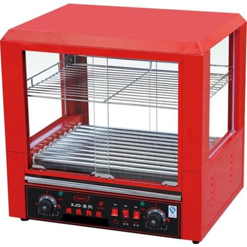 Sausage machine 220V commercial 10 tube hot dog machine dual temperature control stainless steel sausage machine