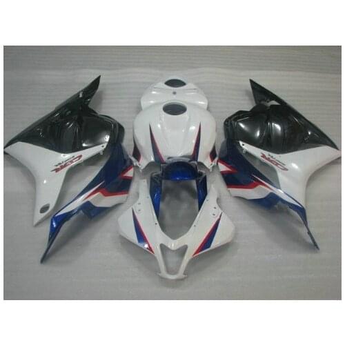 Dor-Injection motor fairings parts for F5 CBR600RR 2008 2009 2010 2011 white blue fairing bodykits CBR 600RR 08-12
