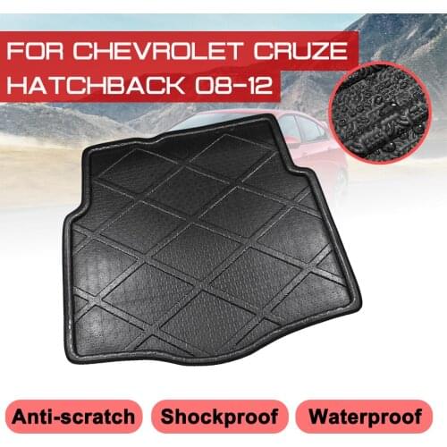 Floor Mats Car Rear Trunk Boot Mat Waterproof Carpet Anti Mud Tray Cargo Liner For Chevrolet CRUZE Hatchback 2008-2012