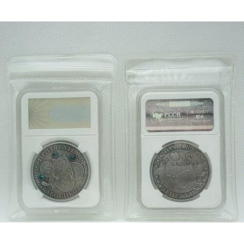 2020 dollar Mouse Commemorative Coin Year Of Rat Collection Coins Art Craft Good Fortune Lucky Gift Decoration with PCCCB Case