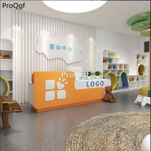 Prodgf 1Pcs A Set Ins Nursery Reception Table Desk(logo can customized)