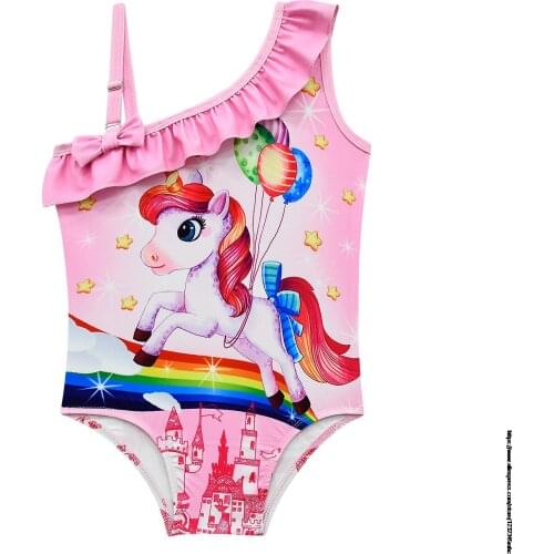 My Little Baby girl pony Beach Wear Summer Kids One Piece Swimwear Swimsuit Bathing Suit Girls Swimwear Swimsuit