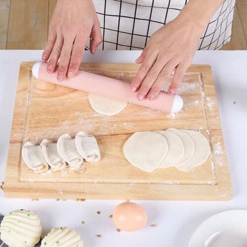 Rolling Stick Cake Pie Noodles Rolling Pins Non-stick Plastic Sticks Decoration Dough Roller Baking Cookies Kitchen Cooking Tool