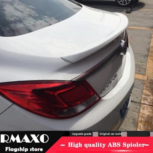 For BUICK Regal Spoiler 2009-2013 Regal High Quality ABS Material Car Rear Wing Primer Color Rear Spoiler