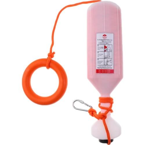 Heavy Duty Boat Water Buoyant Swimming Pool Life Saving 8mm 30m/45m Line Rope Case /& Floating Ring/Safety Hook