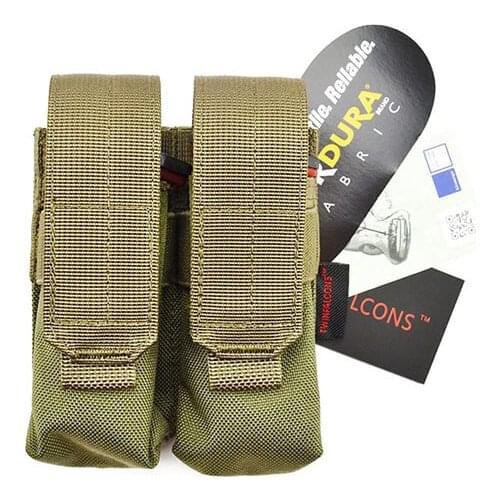 TwinFalcons 9mm Double Mag Pouch Normal Cordura 1000D TW-M006