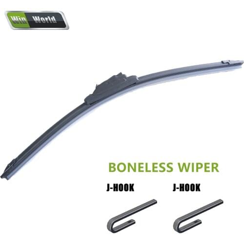 Universal U-type Soft Frameless Bracketless Rubber Car Windshield Wiper Blade 14'' 16'' 18'' 19'' 20'' 21'' 22'' 24'' 26