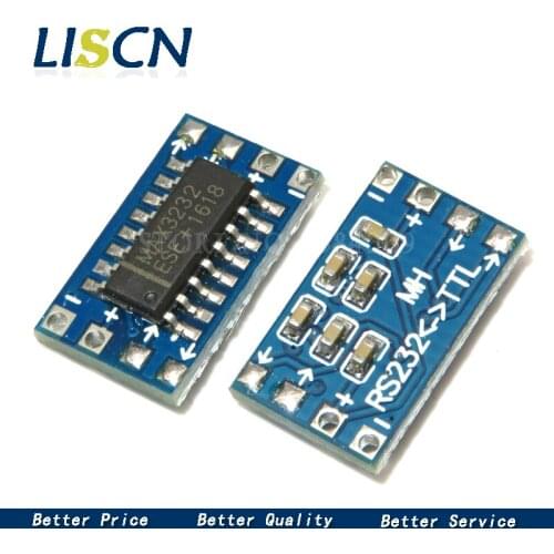 10pcs mini RS232 MAX3232 Levels to TTL level converter board serial converter board