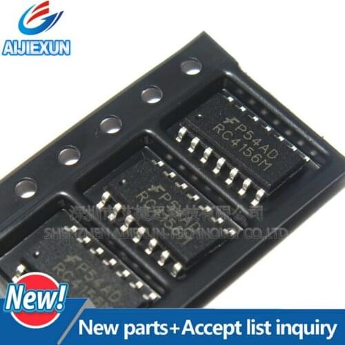 10Pcs RC4156M SOP14 High Performance Quad Operational Amplifiers in stock 100% New and original