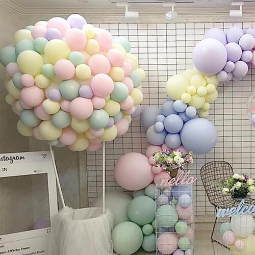 100pcs 10inch 2.2g Macarons Latex Balloons Pastel Candy DIY happy birthday party wedding christmas Baby Shower Decoration Globos