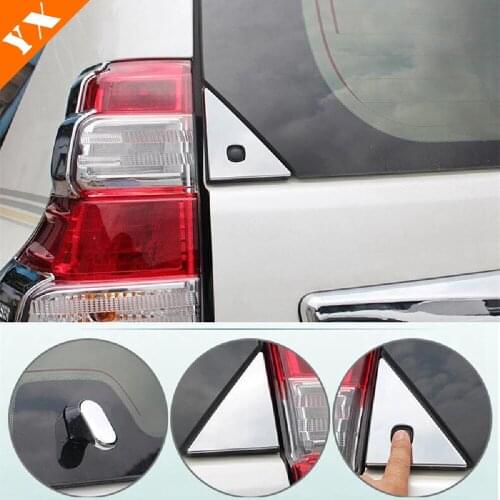 7 pcs For Toyota Land Cruiser Prado FJ 150 2010-2014 2015 2016 2017 accessories Chrome car rear Window trim decor sticker cover