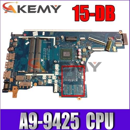 AKemy EPV51 LA-G078P Laptop motherboard For HP Pavillion 15-DB Core AM9425 A9-9425 CPU Mainboard AM9425 L20477-601