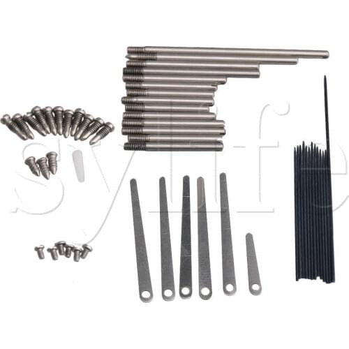 DIY Clarinet Repair Tool Kit Maintenance Parts Reed Top Screw + Reed Pin + Key Shaft Top Screw Set Type C