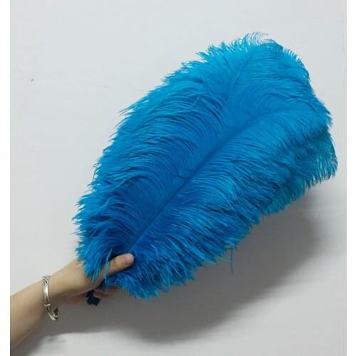 15-60CM 6-24inch 10/300pcs Turquoise Dye Ostrich Feathers For Crafts Wedding Accessories Decoration Ostrich Feather Decor Plumes