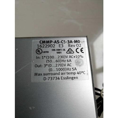 FESTO Servo Driver CMMP-AS-C5-3A-M0 Used