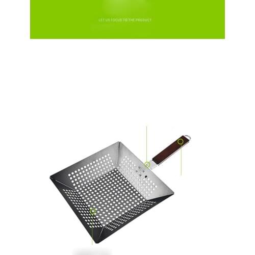 Heavy Duty Grill Basket - Large Grilling Basket for More Vegetables - Stainless Steel Grilling Accessories Built to Last