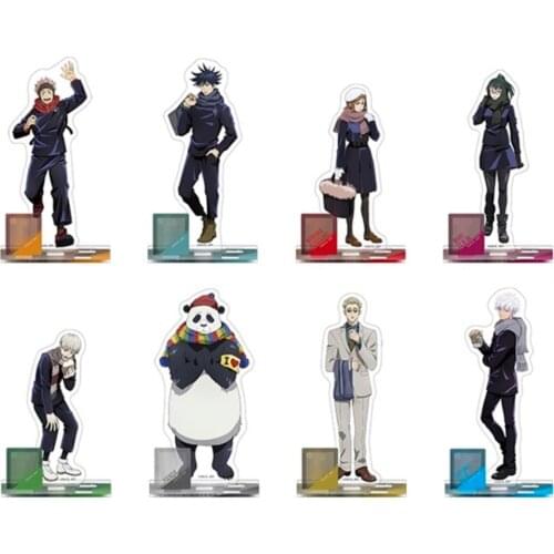 Hot Anime Jujutsu Kaisen Itadori Yuji Gojo Satoru Kugisa Acrylic Figure Stand Display Model Plate Cartoon Cosplay Birthday Gift