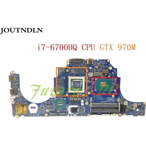 JOUTNDLN FOR Dell Alienware 17 R3 Laptop Motherboard DVV6W 0DVV6W CN-0DVV6W LA-C912P i7-6700HQ CPU GTX 970M GPU Test work