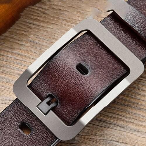 Men Belt Jeans Fashion Design Men‘s Gold Belt Leather Strap High Quality Belt Boy 2021 New Hot Belt