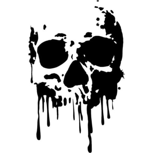 Skull Car Sticker Cool Decal For Car waterproof decals Car Styling Accessories Window Decor AL467