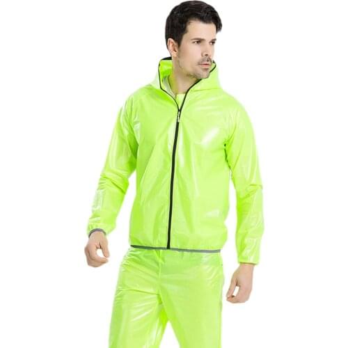 Impermeable Rain Cover Suit Household Merchandises Raincoat Bicycle Rainsuit Rain Gear Motorcycle 2 Colors