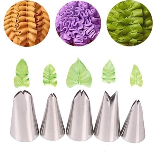 Stainless steel pastry socket Nozzles for confectionery cake decorating tools equipment Cream desserts and bakery accessories