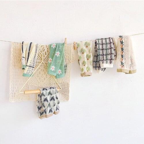 2021 NEW Summer Childrens Socks Mesh Crystal Childrens Free Size Childrens Socks Ultra-thin Green Fresh Baby Socks Supplies