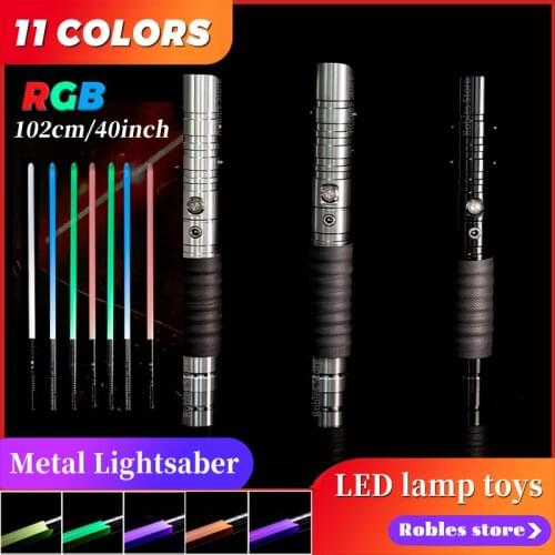 Lingyun sword lightsaber RGB color 15 changing laser sword sound effect adult metal laser sword duel gift acousto optic toys