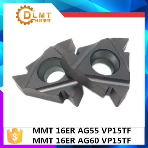 20Pcs MMT 16ER AG55 AG60 VP15TF High Quality Internal Turning Tools Hard Alloy CNC Insert Lathe Cutting Tool Tokarnyy