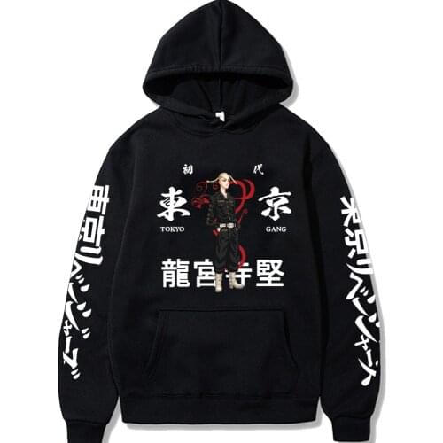 Tokyo Revengers Draken Printed Hoody Unisex Funny Long Sleeve Hip Hop Sweatshirt