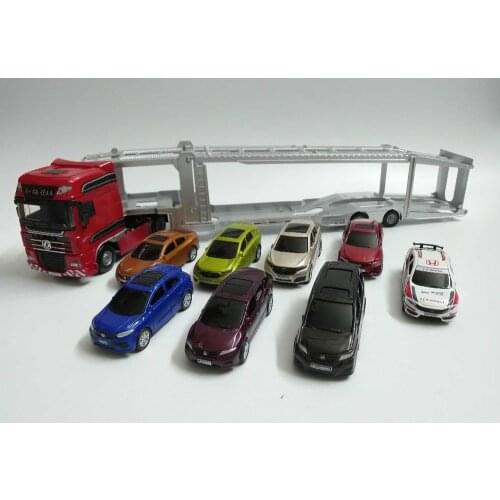 1:50 Diecast Model for Set of 9 Honda 15th Anniversary (Dongfeng truck, CRV, XRV, URV, CIVIC, Jade, Spirior etc) Alloy Toy Car