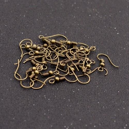 100pcs 20x17mm DIY Earring Findings components Earrings Clasps Hooks Fittings DIY Jewelry Accessories Alloy Hook Earwire Jewelry