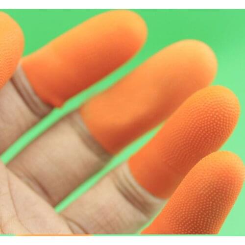 100pcs Waterproof non-slip finger sets of carved jade polished amber DIY tools necessary to protect the fingers