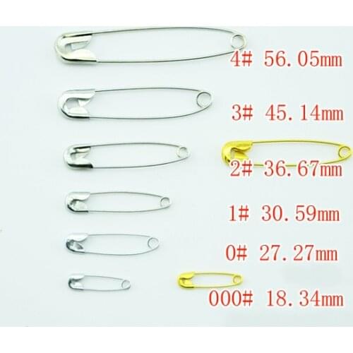 1000pcs 30mm Plated Silver/gold Safety Pins Pins Needles Hijab Pin For Hair/wedding/head/bridal Diy Accessories Large Findings