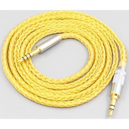 LN007342 16 Core OCC Gold Plated Headphone Cable For Fostex T60RP T20RP T40RPmkII T50RP Headphones