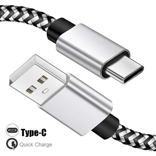 VSKEY 3PCS USB Type C Cable for Xiaomi Mi 11 Redmi Note 10S 9SE 8 Lite Poco X3 Pro M3 Type-C Port Quick Charging Data Cords