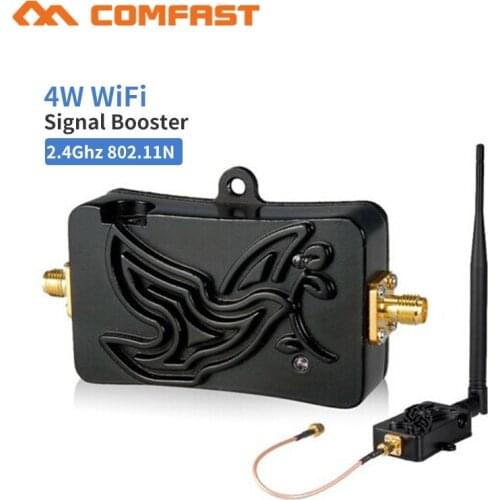 4W Wifi Amplifier Router 2.4Ghz 802.11b/g/n Wireless Signal Extender WiFi Booster WLAN Repeater Adapter for Wifi Router