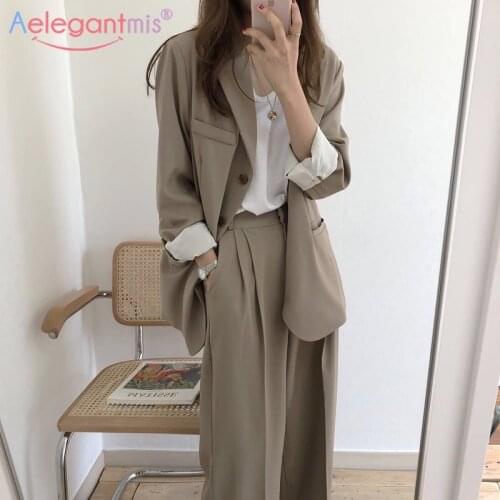 Aelegantmis Women's Office Trouser Suits