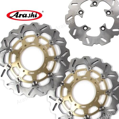 ARASHI GSX-R600 GSX-R750 Front Rear Brake Rotors Brake Disc Fit SUZUKI GSXR600 GSXR750 2014 2013 2012 2011 2010 2009 2008 GSX R