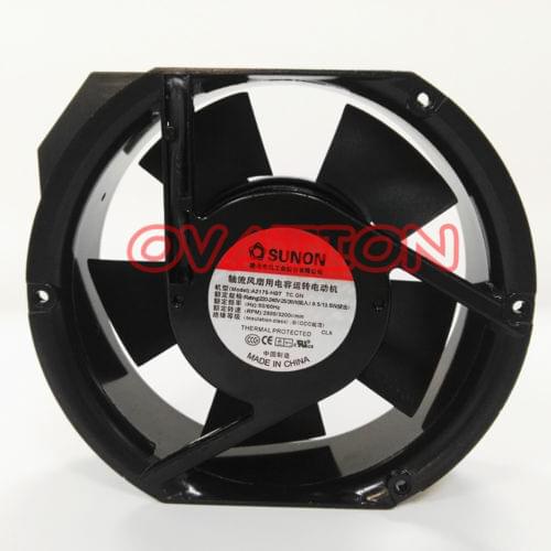 Silent Cooling Case Fan For SUNON A2175-HBT TC.GN Ball bearing Axial flow fan 220-240V 25/26W 171*151*51mm Computer/PC/CPU