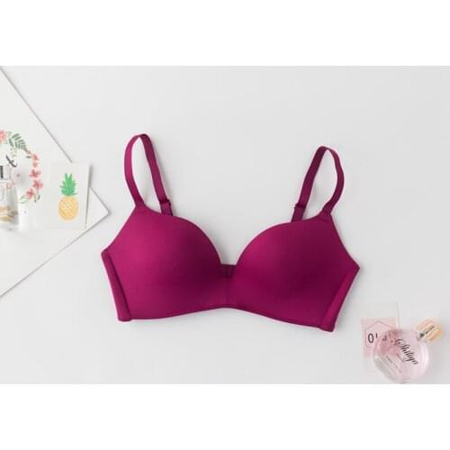 Women Nature Silk No Steel Ring Underwear Female Seamless Bra New Adjustment Soft Upper Support Daily Big Size Bra Bralette