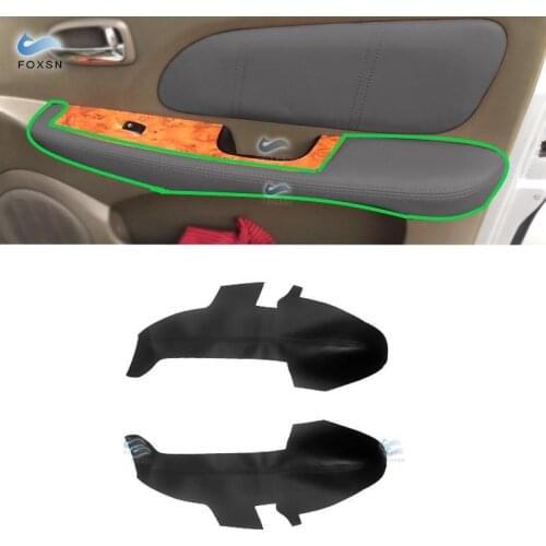 For Hyundai Sonata 2004 2005 2006 2007 2008 Car-styling Front 2 Door Armrest Panel Microfiber Leather Cover Protective Trim