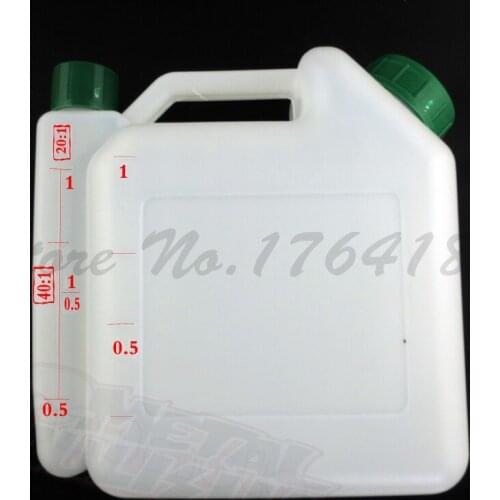 Ratio of oil and gas mixing ratio oil can for 2 stroke dirt bike /pocket bike /pit bike