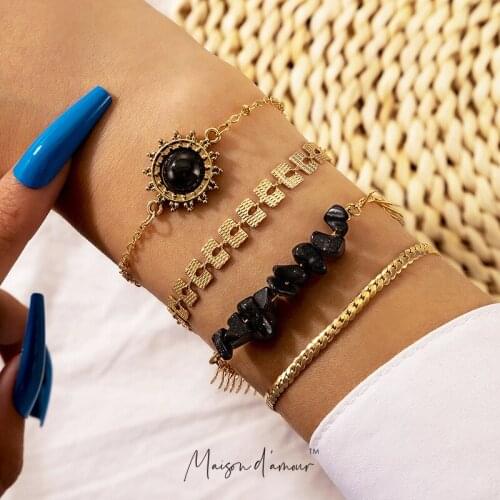 Maison d'amour Black Bracelets
