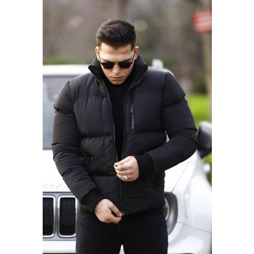 WOWA COMPANY Male Black Inflatable Coat SE-67