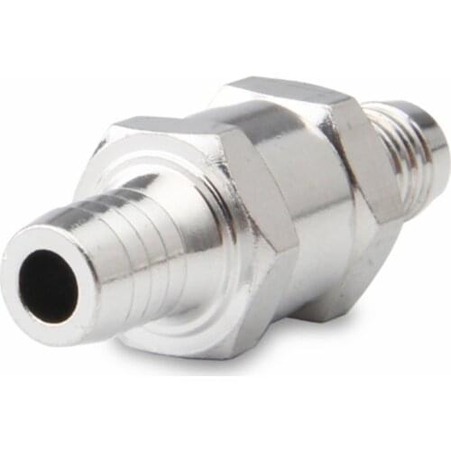 NEW Aluminum Alloy One-way Fuel Pump Check Valve Gasoline Diesel Show Fluid Flow Direction Fuel Pump Check Valve
