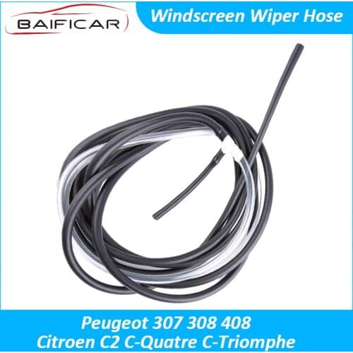 Baificar Brand New Windscreen Wiper Hose Front Washer Water Pipe Tube For Peugeot 307 308 408 Citroen C2 C-Quatre C-Triomphe