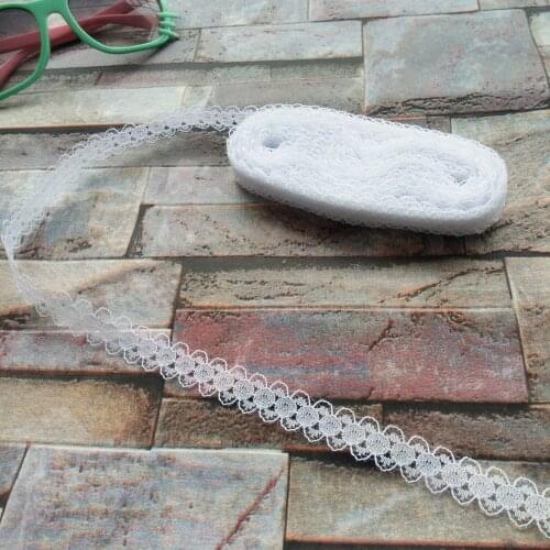 Wholesale 10 yards beautiful 15mm width White lace ribbon lace embroidery DIY Decoration For Sewing Accessories