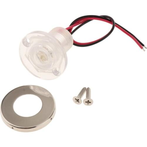 Outdoor Path Garden Stair LED Deck Step Lights Mini Round Led Boat Lights